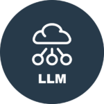 An icon showing a cloud and a network